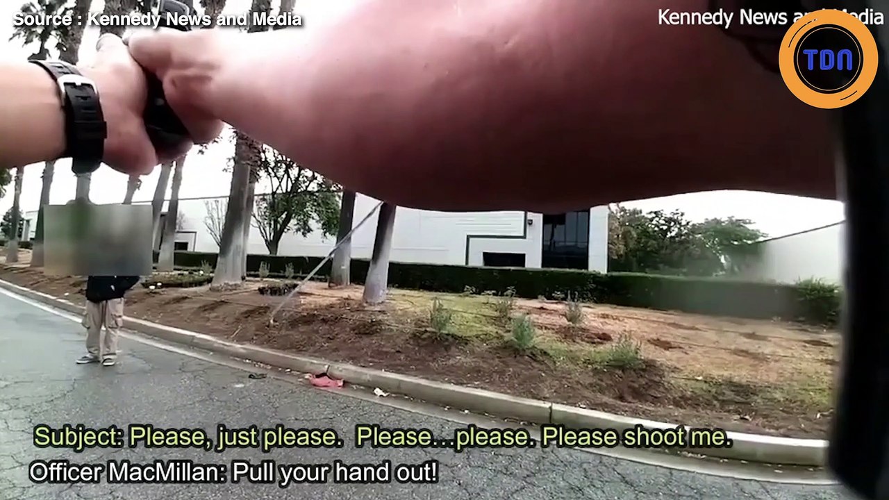 Un homme qui veut mettre fin à ses jours supplie un policier de lui tirer dessus