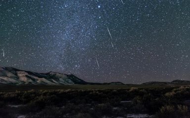 Colorful Shooting Stars Will Light Up the Sky Like Celestial Christmas Lights This Weekend