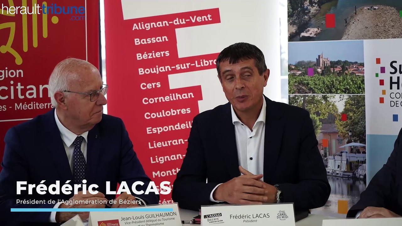 BEZIERS - Signature du contrat de grand site d'Occitanie Canal du midi