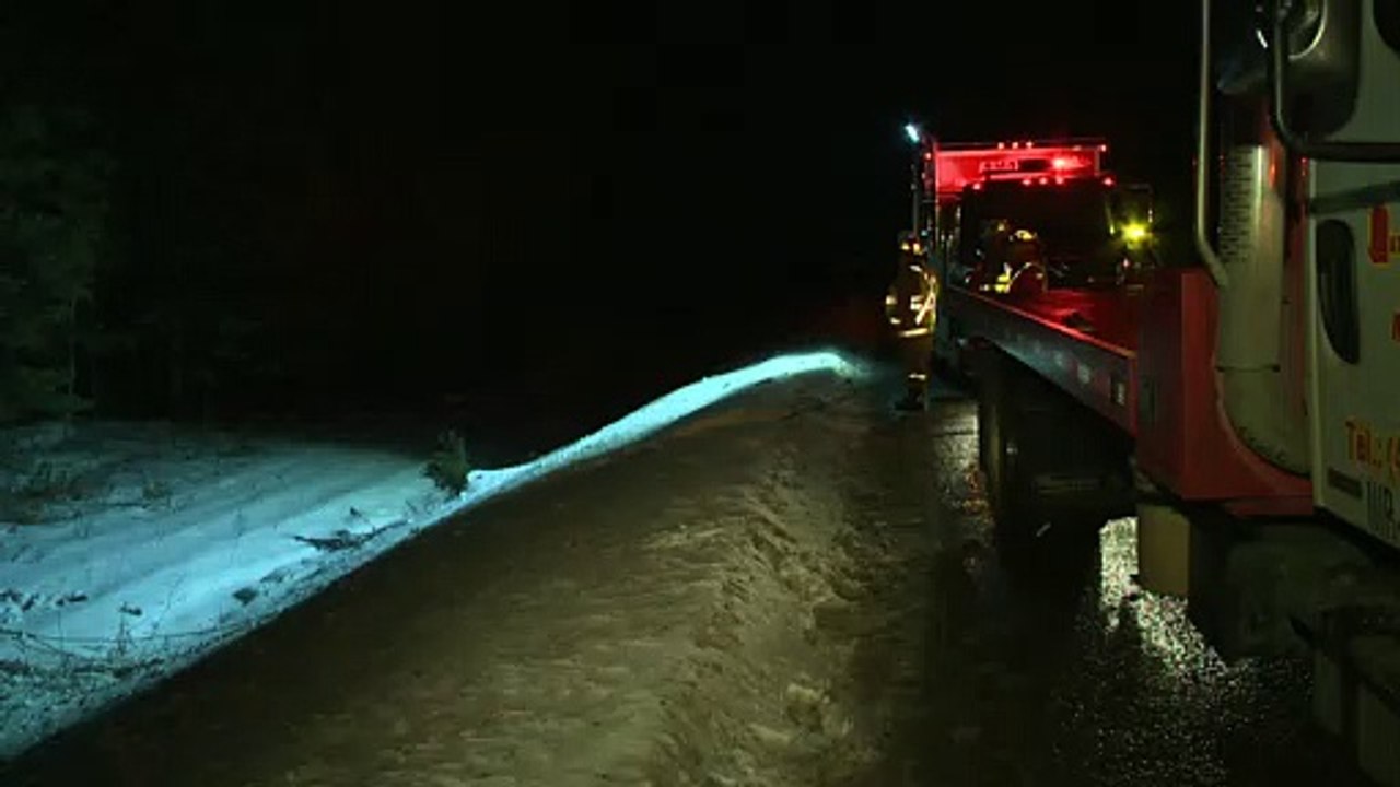 Un véhicule effectue une sortie de route à Saint-Antonin