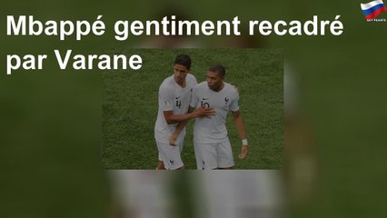 Quand Varane recadre (gentiment) Mbappé