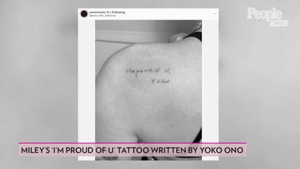 Miley Cyrus Just Got a New Tattoo That Says 'Freedom' Amid Liam Hemsworth Divorce
