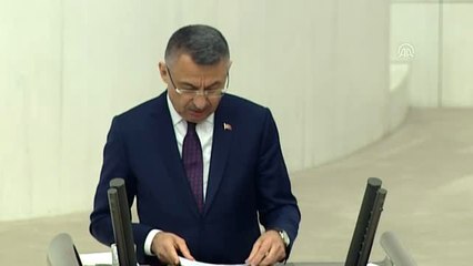 2020 Yılı Bütçesi TBMM Genel Kurulunda - Cumhurbaşkanı Yardımcısı Oktay (12)