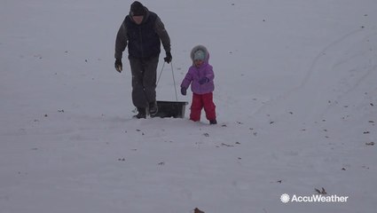 Snow and cold air blast the Twin Cities