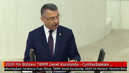 2020 Yılı Bütçesi TBMM Genel Kurulunda - Cumhurbaşkanı Yardımcısı Oktay (14)