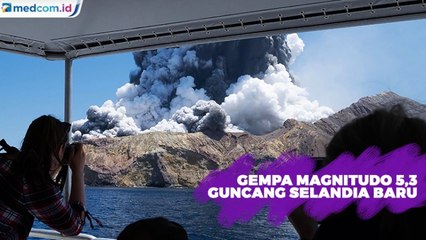 Usai Erupsi Gunung Api, Selandia Baru Diguncang Gempa