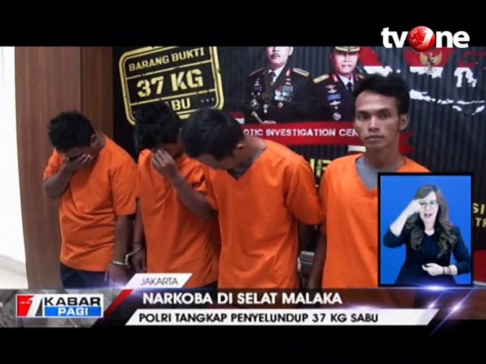 Sindikat Narkoba Transaksi 37 Kg Sabu di Laut dengan Sampan