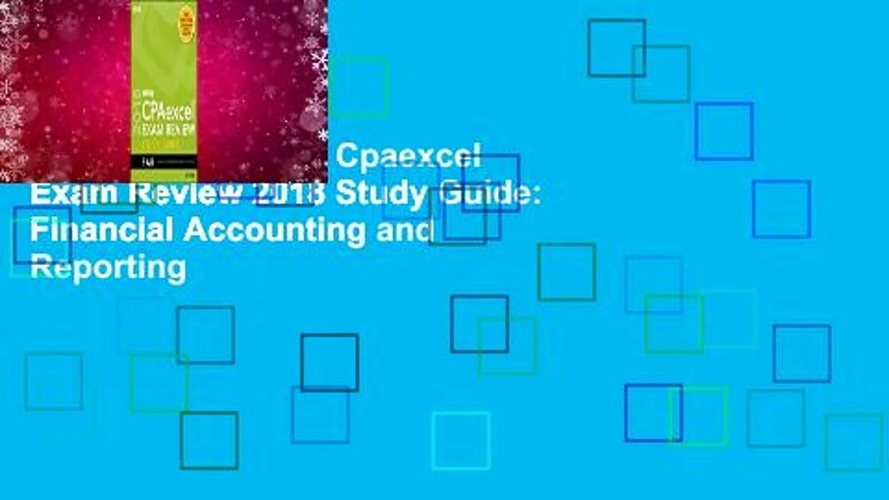 Full E-book  Wiley Cpaexcel Exam Review 2018 Study Guide: Financial Accounting and Reporting