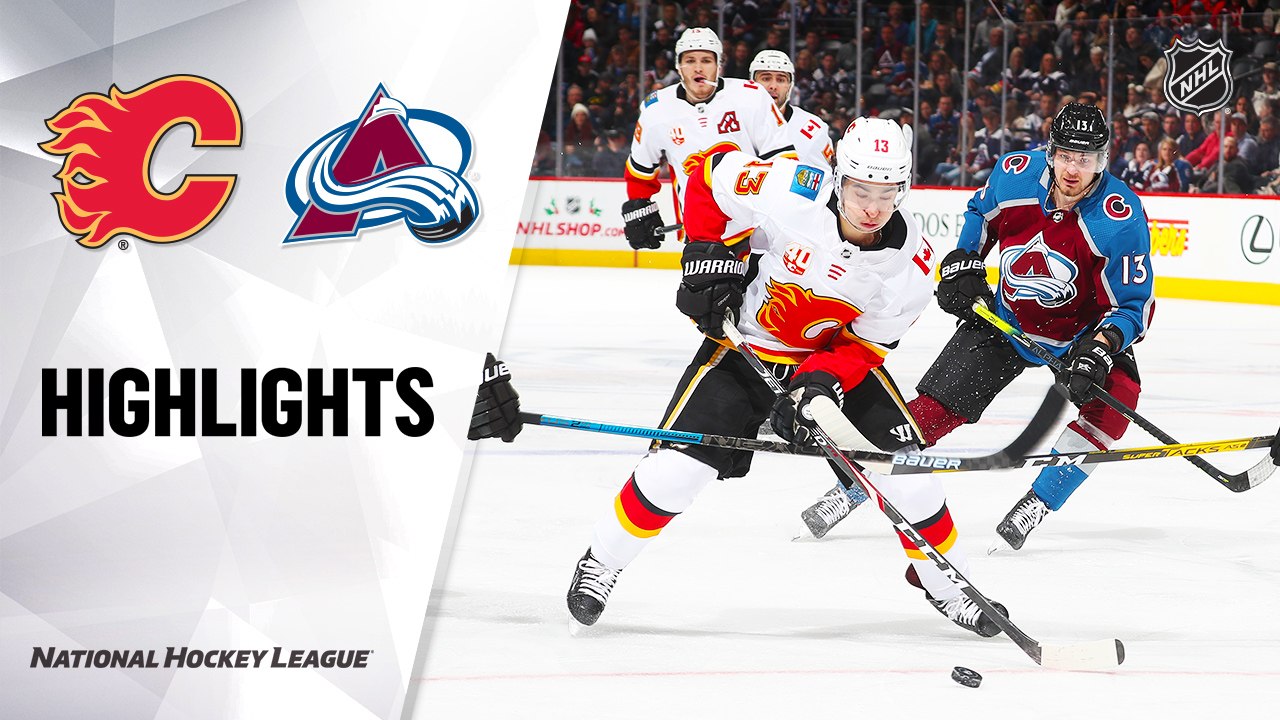 NHL Highlights | Flames @ Avalanche 12/9/19