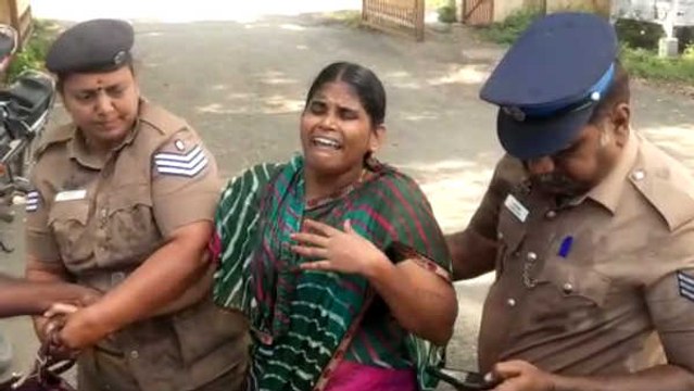 "நைட் நேரம்.. ஓவர் டார்ச்சர்" கணவன் மீது புகார்..  தீக்குளிக்க முயன்ற மனைவி!