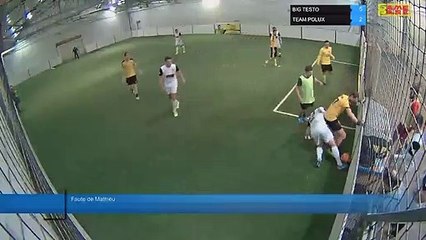 Faute de Mathieu - BIG TESTO Vs TEAM POLUX - 09/12/19 19:00 - LIGUE 1 - Poitiers Game Parc