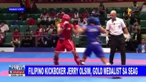 Filipino kickboxer Jerry Olsim, gold medalist sa SEAG