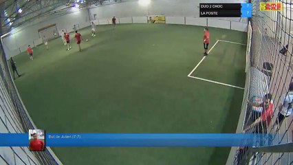But de Julien  (7-7) - DUO 2 CHOC Vs LA POSTE - 09/12/19 20:00 - LIGUE 4 - Poitiers Game Parc