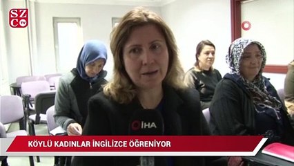 Bursa’da köylü kadınlar İngilizce öğreniyor