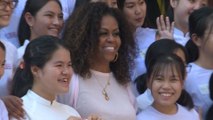 Michelle Obama and Julia Roberts promote education for girls during Vietnam trip