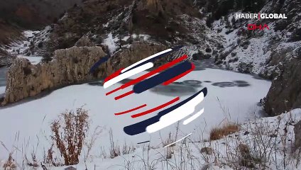 Doğu'da göletler buz tuttu