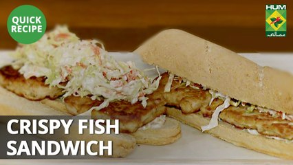 Crispy Fish Sandwich | Quick Recipe | Masala TV