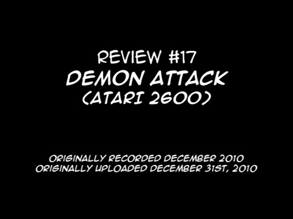 Review 17 - Demon Attack (Atari 2600)