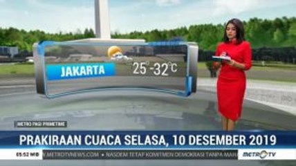 Prakiraan Cuaca, Selasa 10 Desember 2019