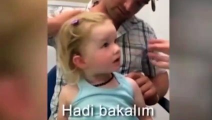 İşitme cihazı ile ailesinin sesini ilk kez duyan Macy'nin o anları