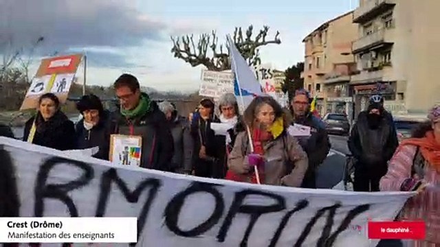 Crest: les profs sont dans la rue : « C'est maintenant qu'il faut se bagarrer»