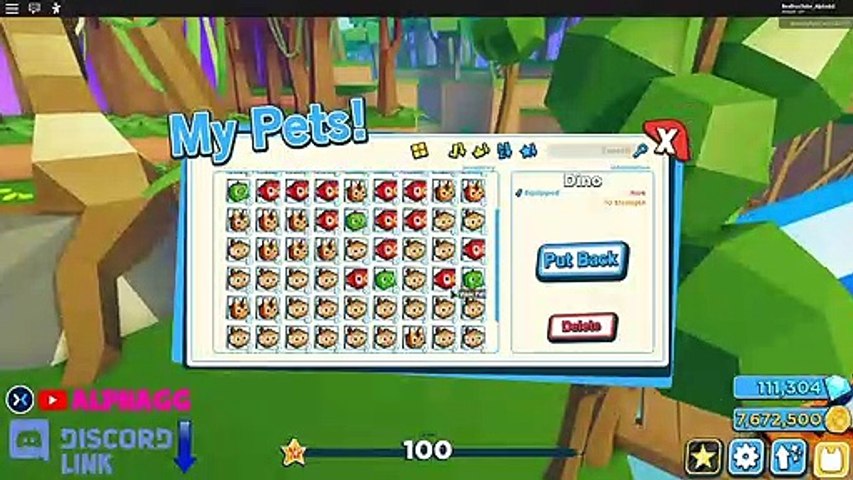 Spending 10 000 000 Coins To Get The Legendary Secret Pet In Pet Simulator 2 Roblox Video Dailymotion - 7 youtuber codes for roblox pet simulator