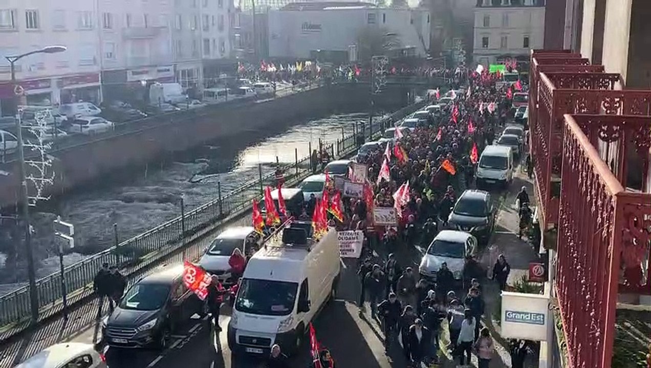 Mobilisation du 10 décembre : 1500 manifestants à Épinal