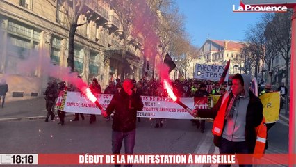 Grève à Marseille :  "le seul choix, c’est le retrait de la réforme des retraites"