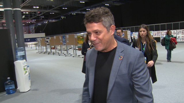 Alejandro Sanz interviene en la Cumbre del Clima