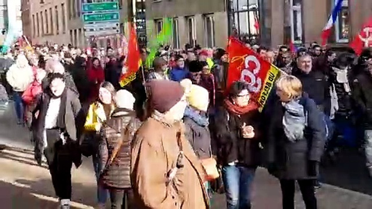 Lancement du cortège à Belfort : 900 manifestants selon les forces de l'ordre
