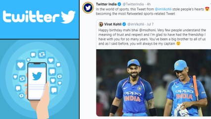 #ThisHappened2019: Kohli’s Emotional Tweet On Dhoni Is "The Most Retweeted Sports-Related Tweet"