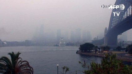 Sydney versinkt in dichten Rauchschwaden