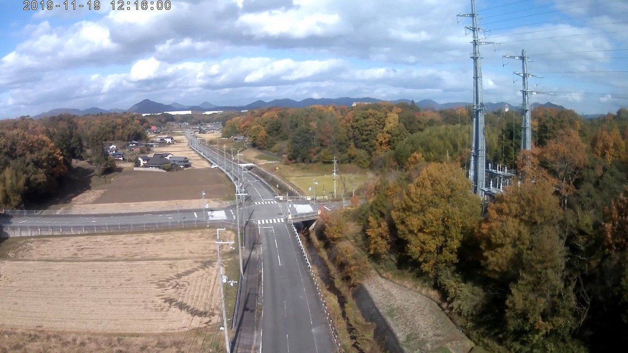 【Japanese landscape 4 】An action camera was attached to the crane truck to shoot the scenery at a high place.　Paysage japonais　Japanische Landschaft　Paesaggio giapponese　Paisaje japones　Japans landschap　Японский пейзаж　日本風景