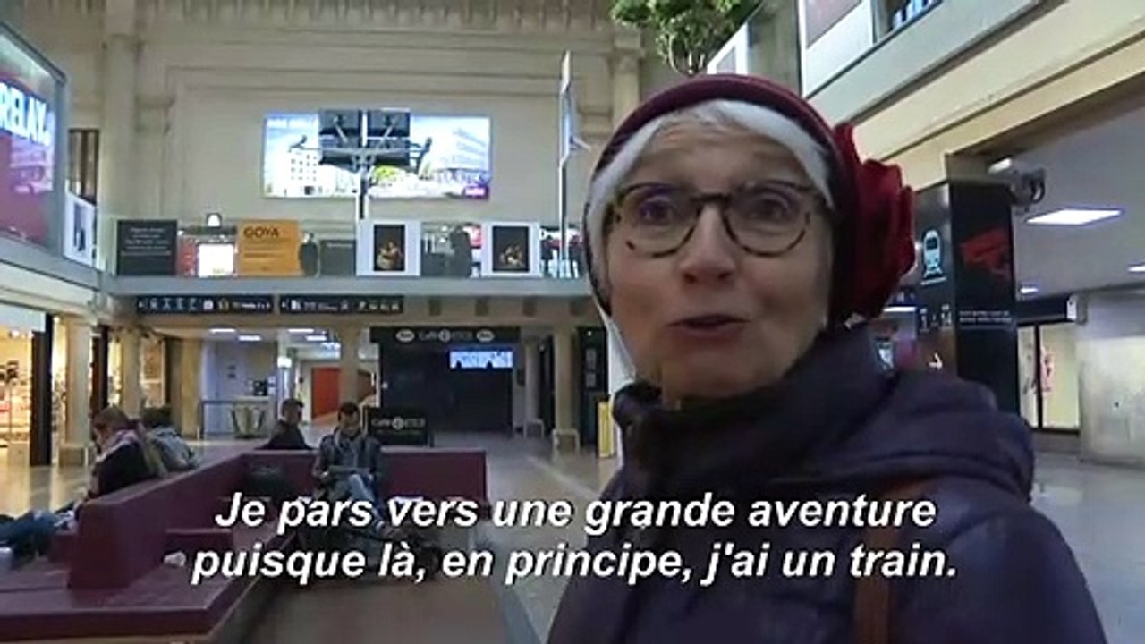 Retraites: à Bordeaux, la gare Saint-Jean quasi déserte