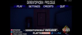 Dementophobia: Prologue - Playthrough (indie horror game)