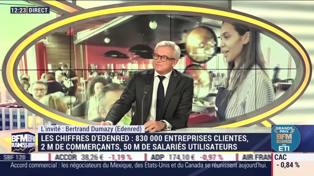 Bertrand Dumazy (Edenred) : Edenred est le leader mondial des solutions de paiements professionnels - 10/12