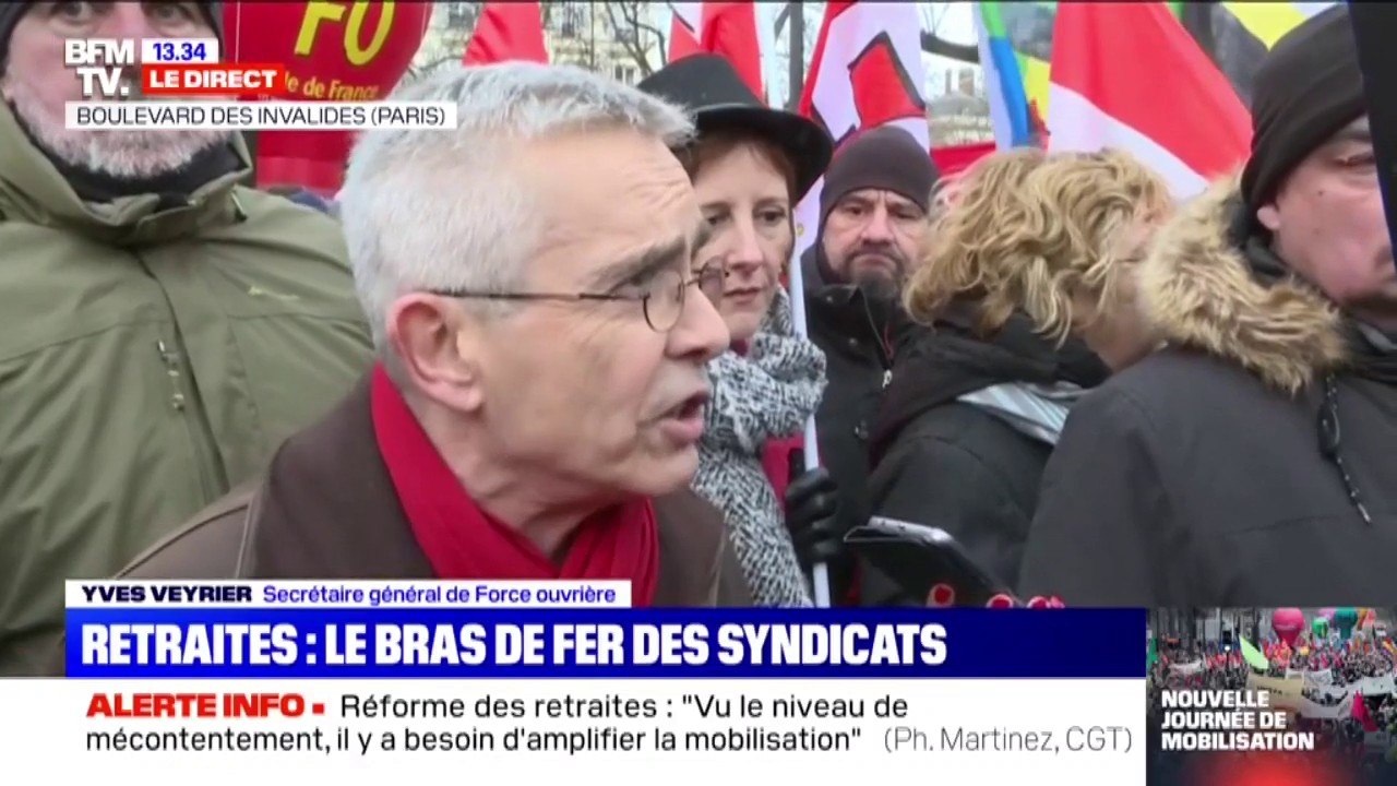 Retraites : "Nous n'avons pas de raisons de lâcher un système qui fonctionne" selon le secrétaire général de Force ouvrière