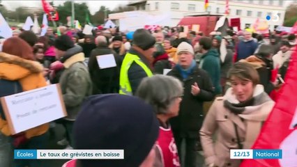 Grève : moins de grévistes dans les écoles, mais l'accueil des enfants reste perturbé