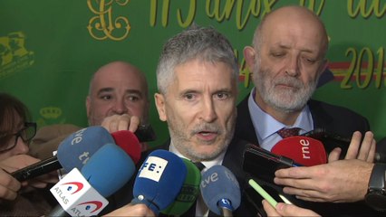 Marlaska: "Estamos ocupados en garantizar la seguridad"