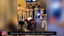 Neymar se moque bien de Marquinhos