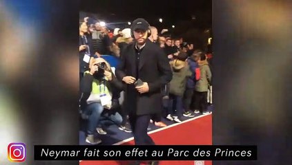 Neymar fait son effet au parc de princes