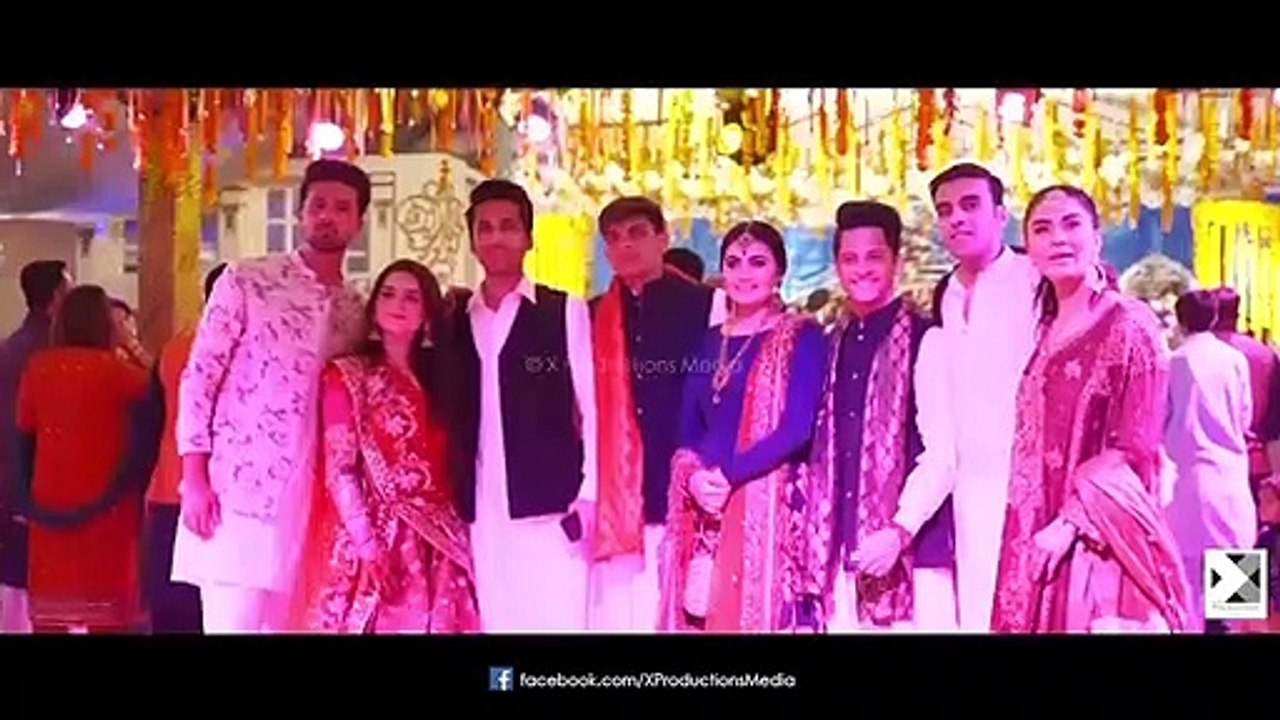 Aiman Khan and Muneeb Butt Mehndi Function