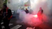 Manifestation contre la réforme des retraites à Dijon