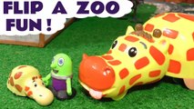 Flip A Zoo Animals with the Funny Funlings and T-Rex Dinosaur Toys for kids in this Family Friendly Toy Story Full Episode English