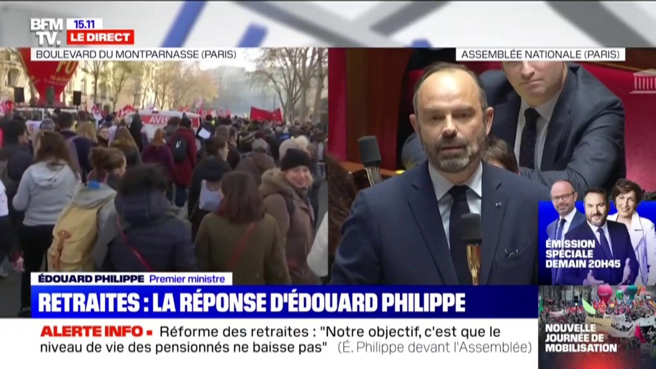 Édouard Philippe sur la réforme des retraites: "Je crois que les Français sont attachés à la création d'un système universel"
