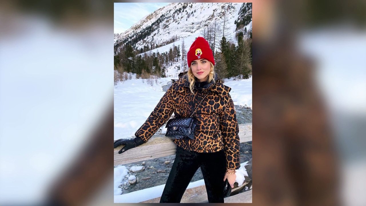 Chiara Ferragni disfruta de la nieve de Suiza