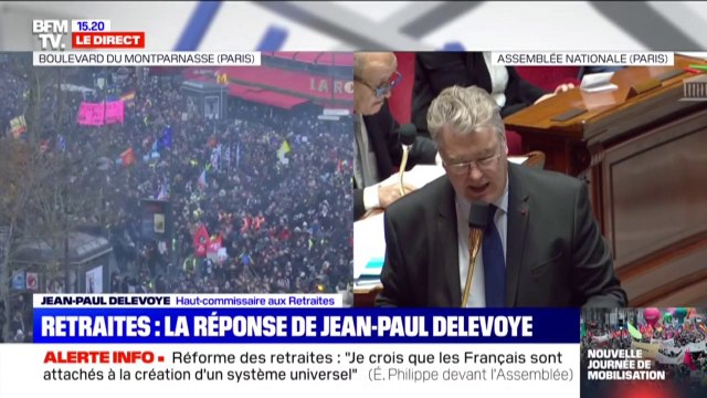 Réforme des retraites: Mon parcours prouve mon souci de transparence déclare Jean-Paul Delevoye