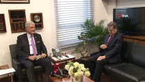 TBMM Dışişleri Komisyonu Başkanı Volkan Bozkır ABD Ankara Büyükelçisi David Michael Satterfield ile görüştü