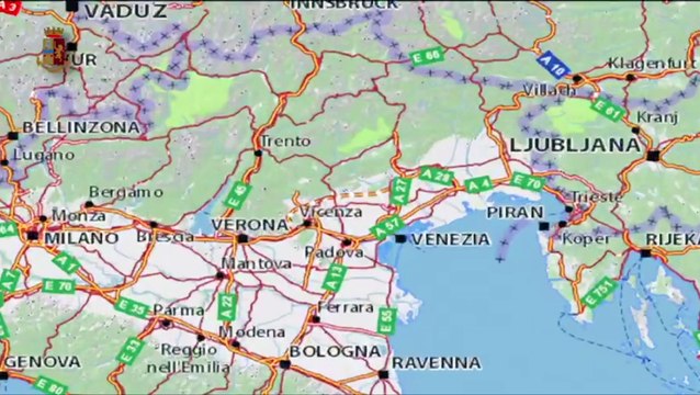 Udine - Furti nelle aree di servizio in autostrada, 7 arresti (10.12.19)