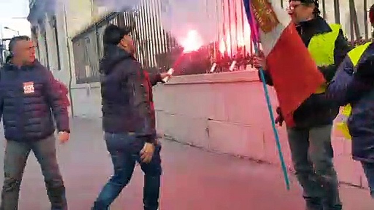 Manifestation à Bourg